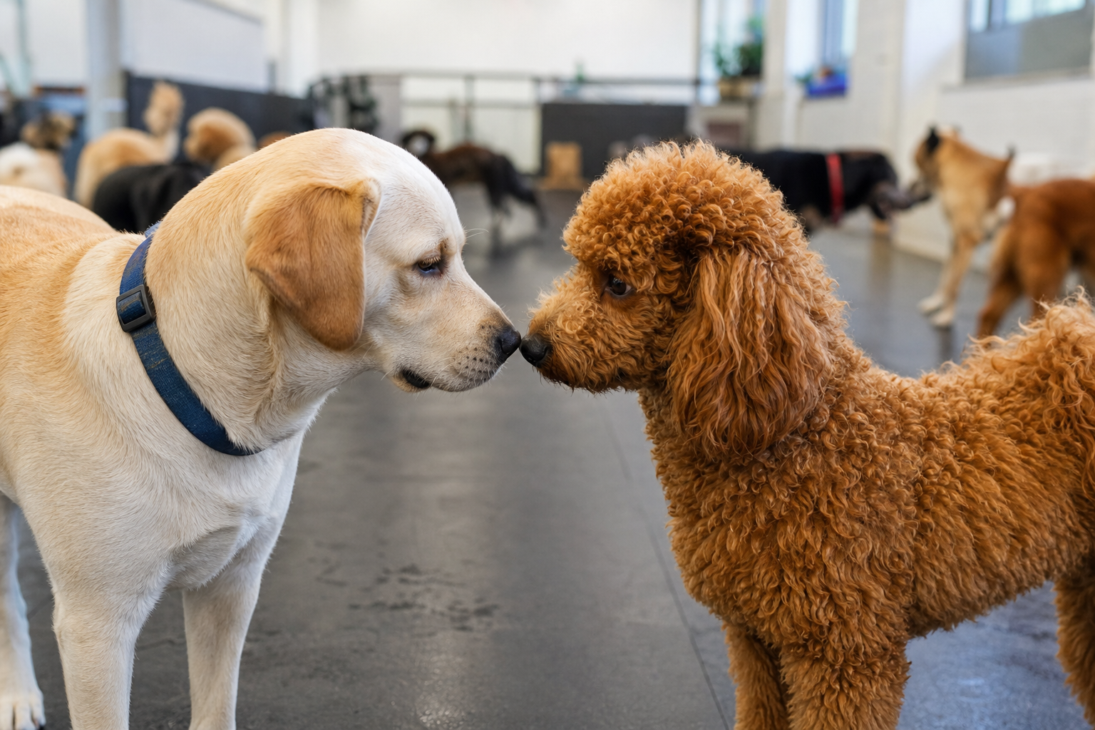 Socialização canina: o que é, por que importa e como a creche pode transformar seu pet
